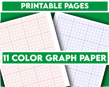 Preview of Graph Paper Mega Bundle, Papier de grille de graphe imprimable Back to School