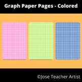 Graph Paper Pages - Colored