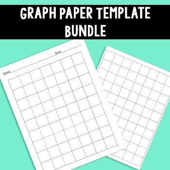 Preview of Graph Paper Template - Bundle