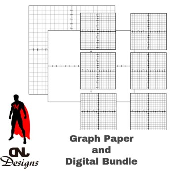 Preview of Graph Paper and Digital Image Bundle