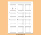 Graph Paper for Triple Digit Addition and Subtraction Math