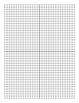 grid paper with axis teaching resources teachers pay teachers