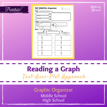 Preview of Graph Reading Analysis Graphic Organizer Free Download