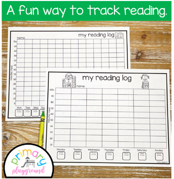 Graph Reading Log by Primary Playground | Teachers Pay Teachers