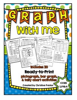 Preview of Graph With Me - {20 Create & Read Graphing Activities for K-2}