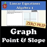 Graph from Point and Slope - Lesson - Guided Notes - HW - 