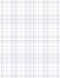 Graph paper 0.25 inches color blue- Full Page Grid - 40x50