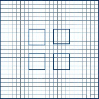 Preview of Graph paper: 14 x 19 boxes with a full page grid, half-inch squares, and no name