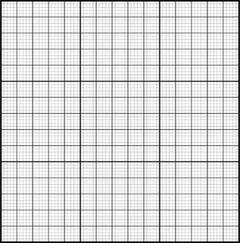 Graph paper - plain with emphasised guide lines by Bounce Learning Kids