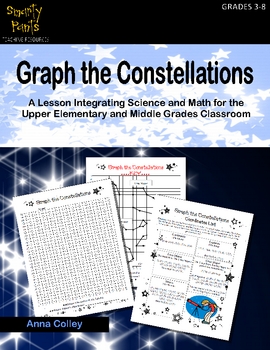 Preview of Graph the Constellations (coordinate graphing, ordered pairs)