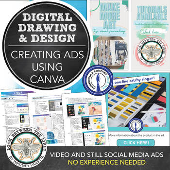 Preview of Graphic Design, Advertising: Using Canva to Design Video Ads, Art Project