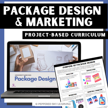 Preview of Package Design Lesson Plan  - Real-World Digital Art & Graphic Design Project