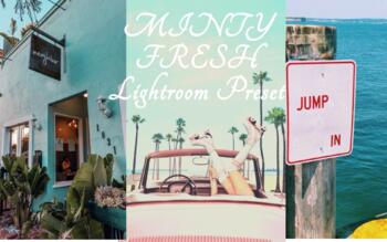 Preview of Graphic Design: "Minty Fresh" Lightroom Preset