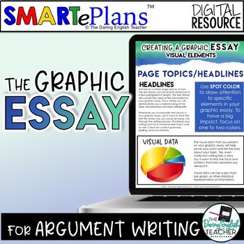Preview of Graphic Essay: Visual Essay Assignment for Argument Writing (Distance Learning)