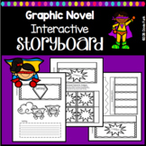 Graphic Novel Interactive Lapbook Storyboard Book Report O