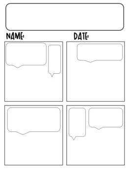 Preview of Graphic Novel Templates
