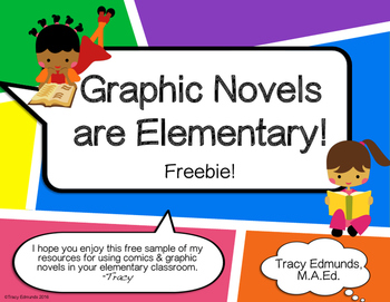 Preview of Graphic Novels Are Elementary! Freebie