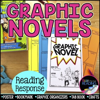 Preview of Graphic Novels Reading Response Activities, Poster, Graphic Organizers, Crafts