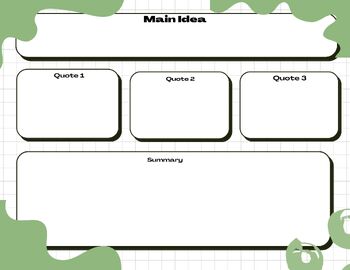 Preview of Graphic Organizer