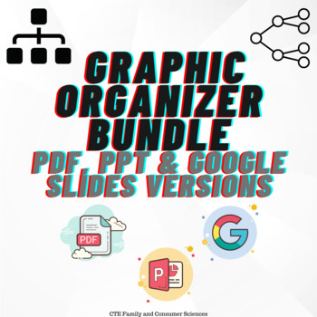 Preview of Graphic Organizer Bundle - PDF, PPT and Google Slides versions