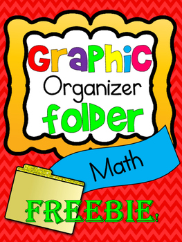 Preview of Special Education: Graphic Organizer Folder - Math FREE