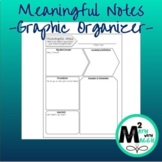 Graphic Organizer - Meaningful Notes (BTC)