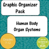 Graphic Organizer Pack - Human Body Organ Systems - Distan
