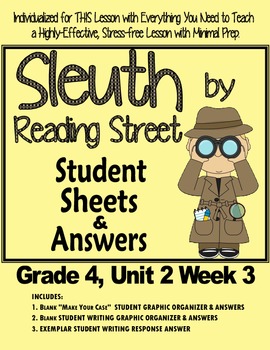 Preview of Sleuth Reading Street, Gr. 4 Unit 2 Wk 3, Scene Two, "Playing Sports"