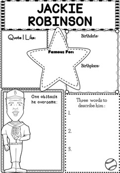 Jackie Robinson Worksheets For Kids