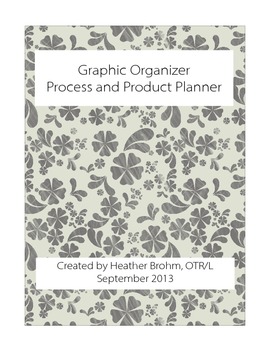 Preview of Graphic Organizer - Process and Product