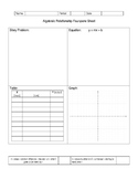 Graphic Organizer - Showing Function in Multiple Forms