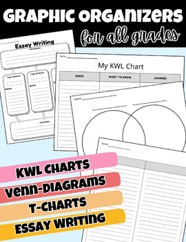 Preview of Graphic Organizer Worksheets for All Grades