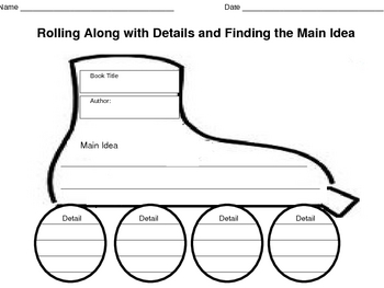 Graphic Organizer for Main Idea and Details by Alayna Becker | TpT