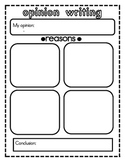 Graphic Organizer for Opinion Writing Piece