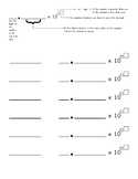 Graphic Organizer to Convert Numbers Into Scientific Notation