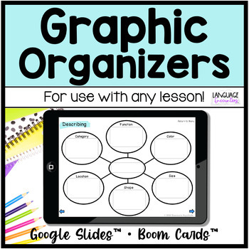 Preview of Graphic Organizers | BOOM CARDS | Google Slides