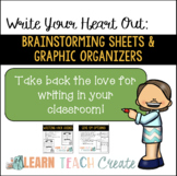Graphic Organizers | Brainstorming Sheets | Writing Prep