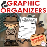 Graphic Organizers for Reading Fiction Books: Detective Theme