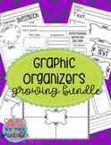 Graphic Organizers Growing Bundle