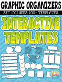 Graphic Organizers Interactive Templates Set {Zip-A-Dee-Do