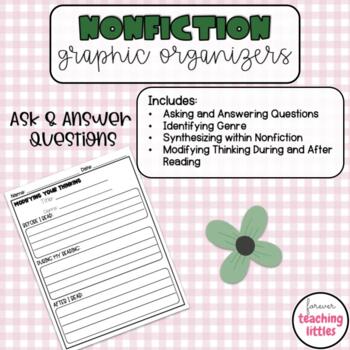 Preview of Graphic Organizers | Nonfiction | Informational Text | Ask and Answer Questions