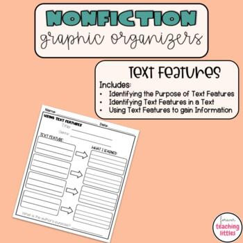 Preview of Graphic Organizers | Nonfiction Text Features | Using Text Features