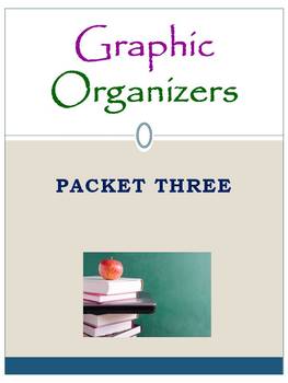 Preview of Graphic Organizers Packet Three: Mini Pack