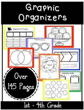 Preview of Graphic Organizers:  Reading, Summarizing, Fiction, Non Fiction Science Themes