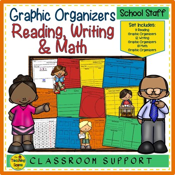 Preview of Graphic Organizers:  Reading, Writing and Math Charts and Graphs