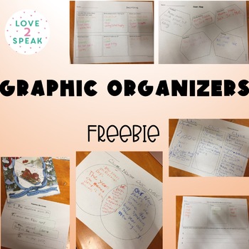 Preview of Graphic Organizers - Venn diagram - Sequencing - Summarizing - Describing