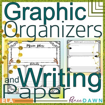 Preview of Graphic Organizers & Writing Paper - for Kindergarten & First Grade