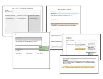Preview of Graphic Organizers for ANY Research Paper