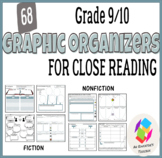 Grade 9/10 Graphic Organizers for Common Core Close Readin