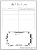 Graphic Organizers for Making Predictions